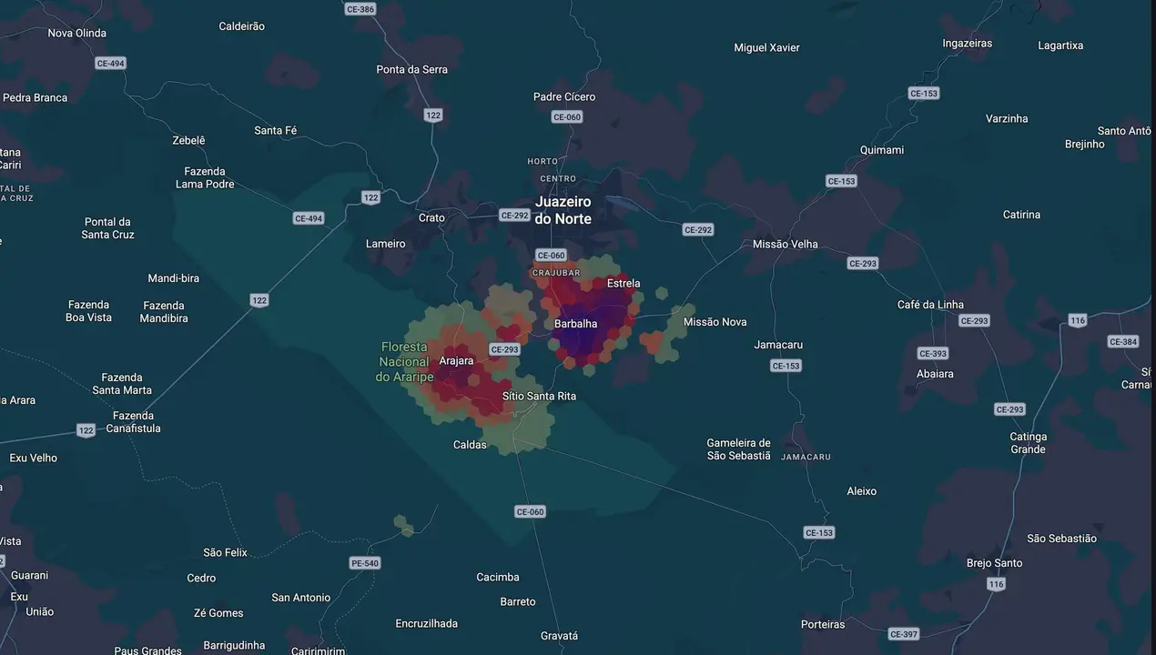 Mapa eleitoral de Capitão Marcus