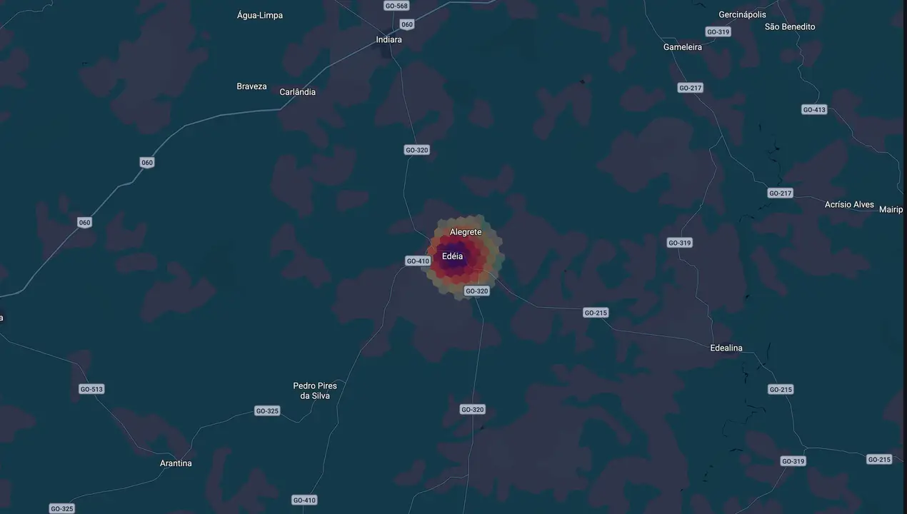 Mapa eleitoral de Carla Faria