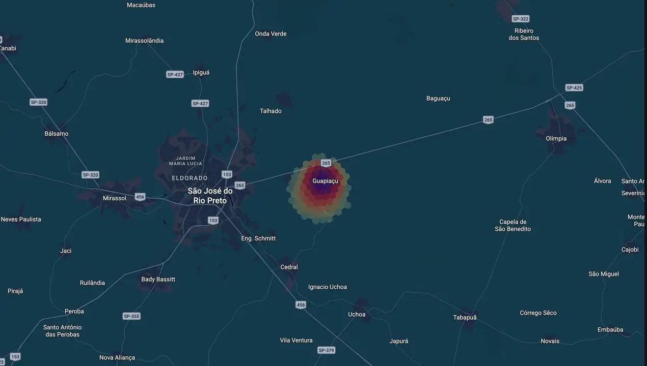 Mapa eleitoral de Carlos Cesar
