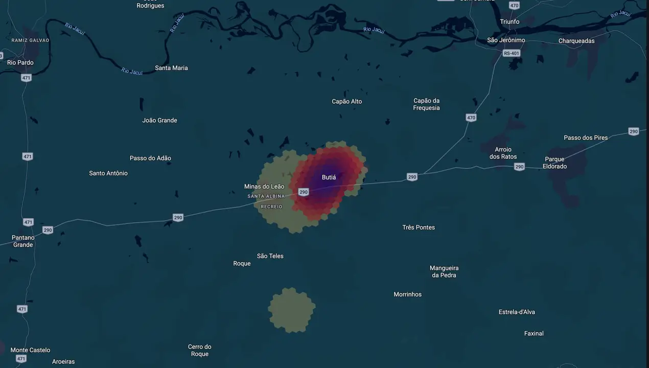 Mapa eleitoral de Carrapicho