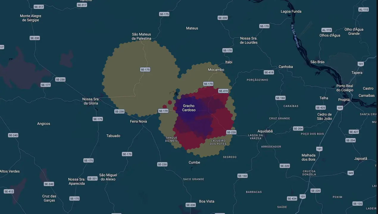 Mapa eleitoral de Cassinho