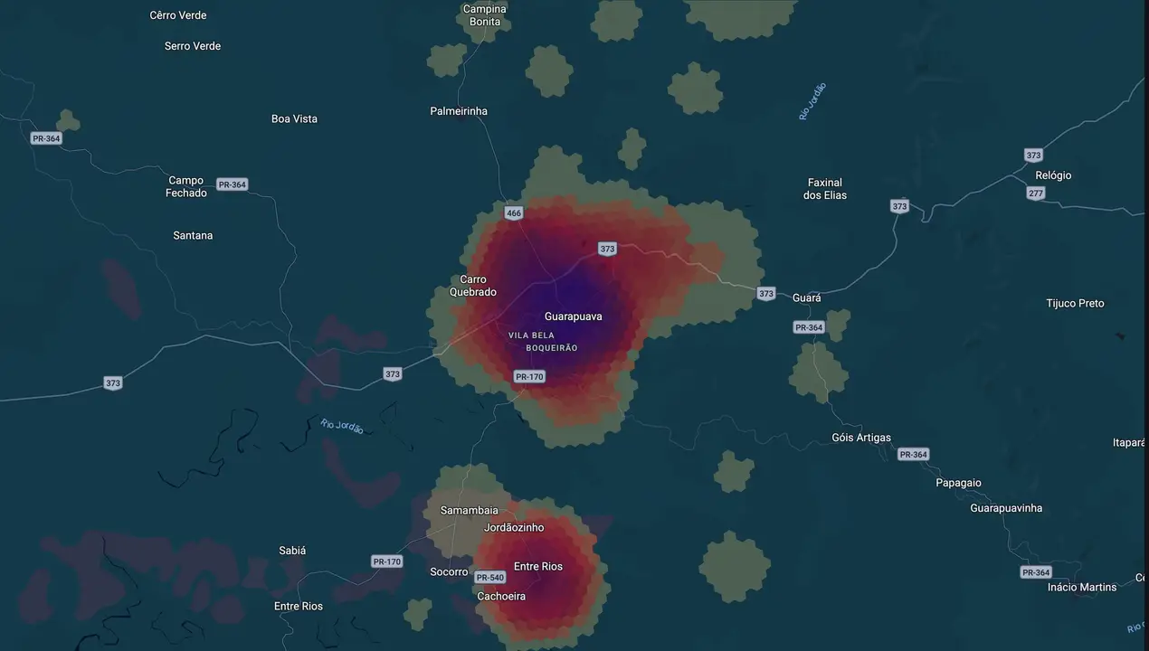 Mapa eleitoral de Celso Góes