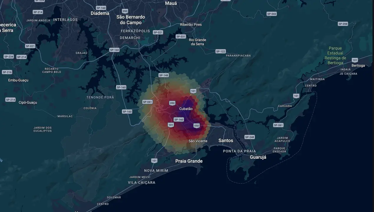 Mapa eleitoral de Cesar
