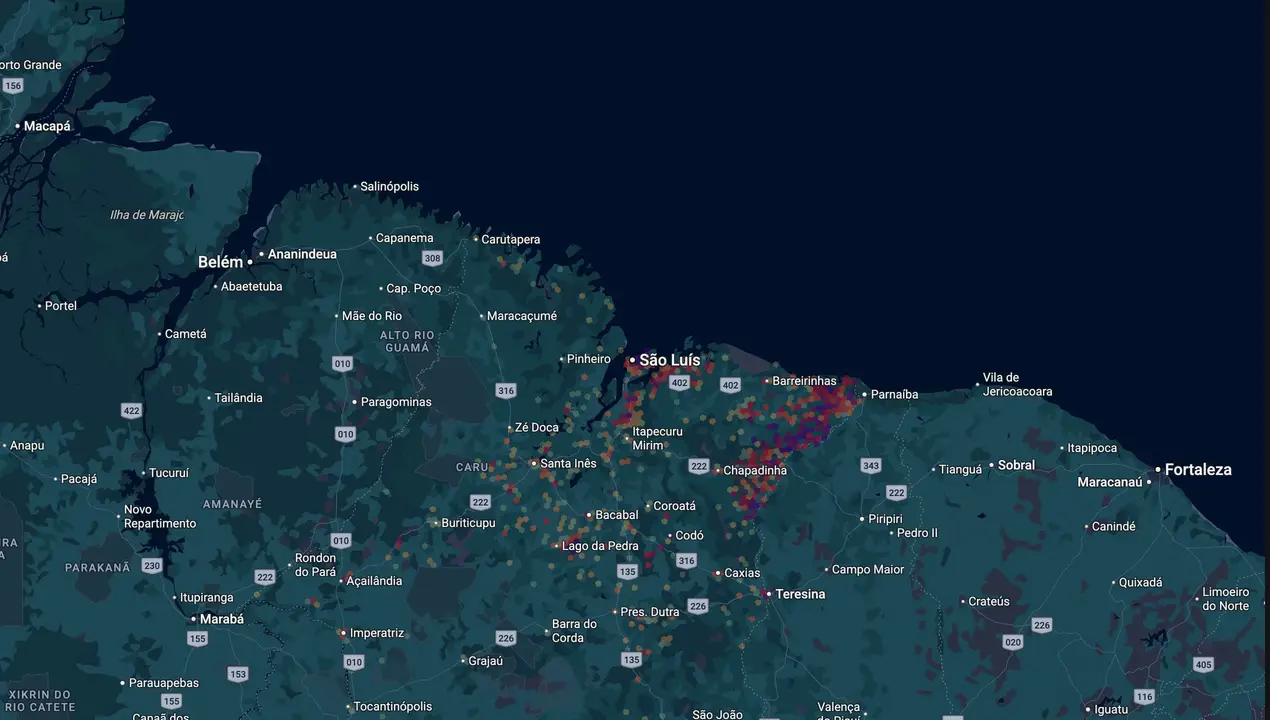 Mapa eleitoral de César Pires