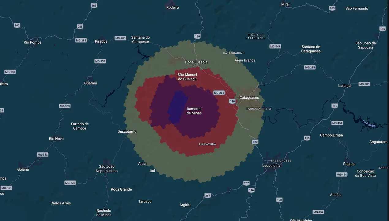 Mapa eleitoral de Cesio Ladeira