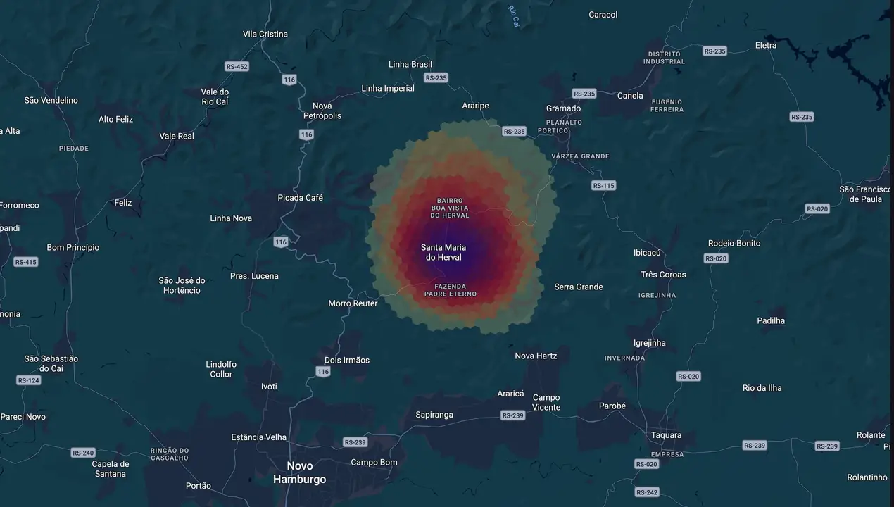 Mapa eleitoral de Gilnei Capeletti Chilo