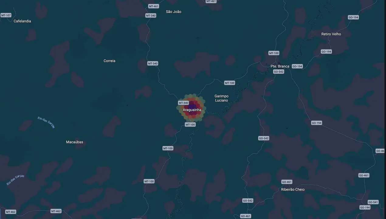 Mapa eleitoral de Chiquinho