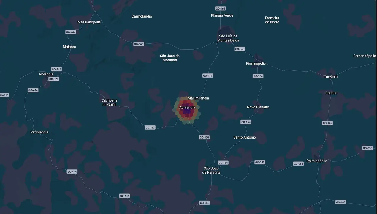 Mapa eleitoral de Cida Furtado