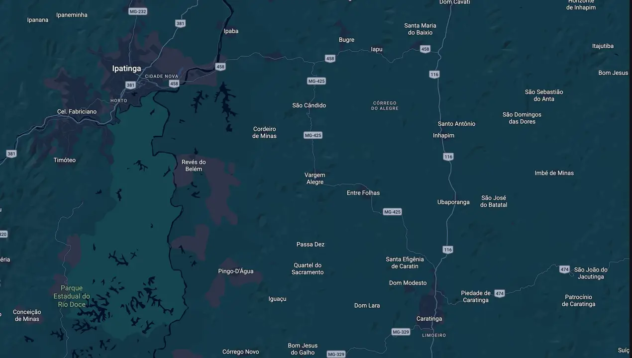 Mapa eleitoral de Cilinha