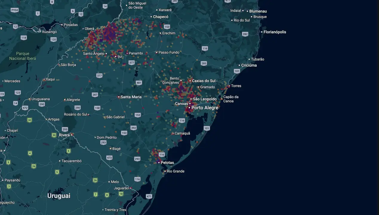 Mapa eleitoral de Classmann