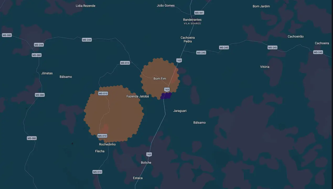 Mapa eleitoral de Claudião