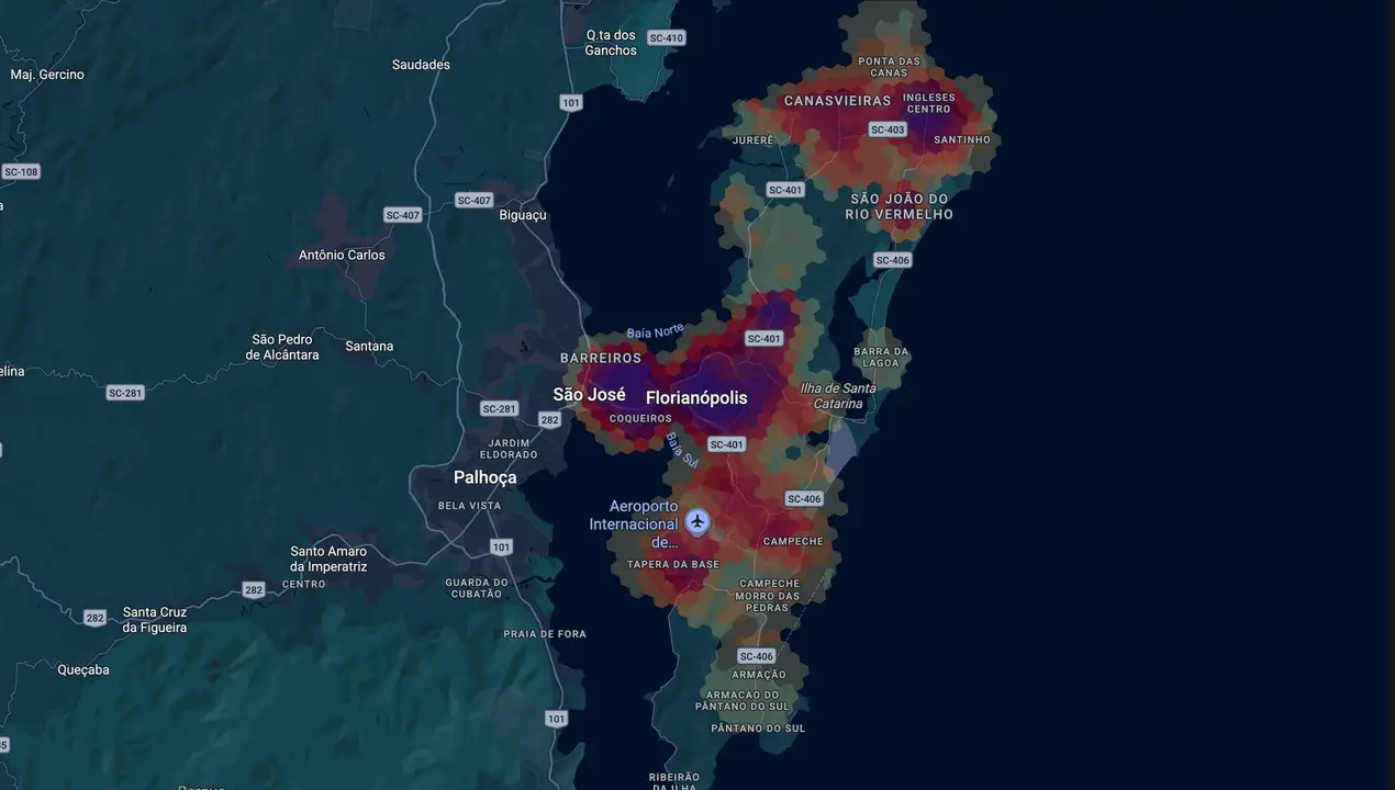Mapa eleitoral de Claudinei Marques