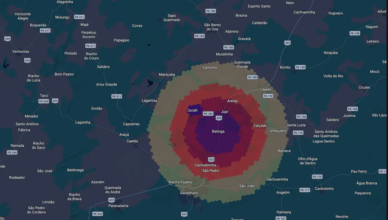 Mapa eleitoral de Clelson Peixoto