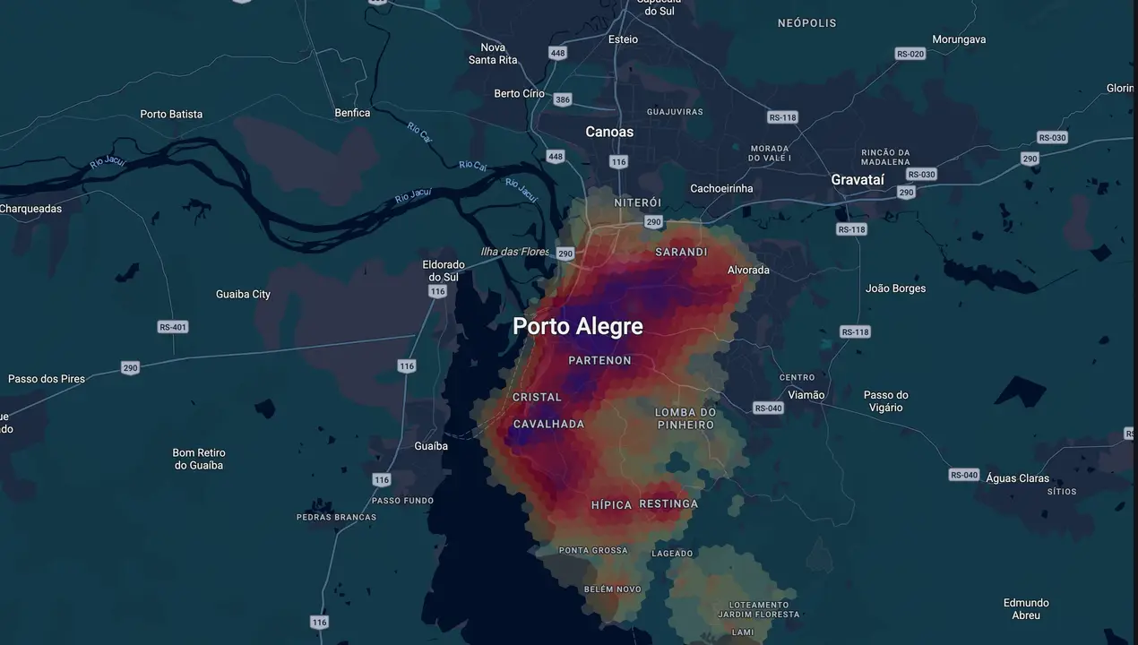 Mapa eleitoral de Comandante Nádia