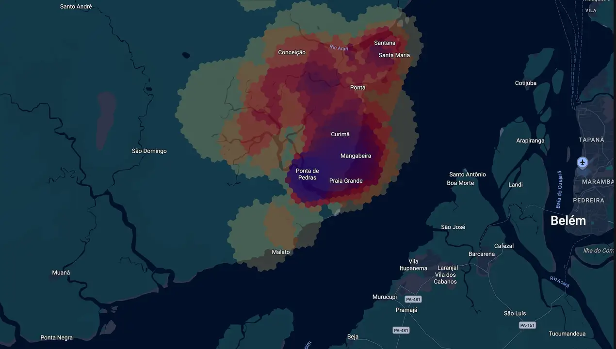 Mapa eleitoral de Consuelo Castro