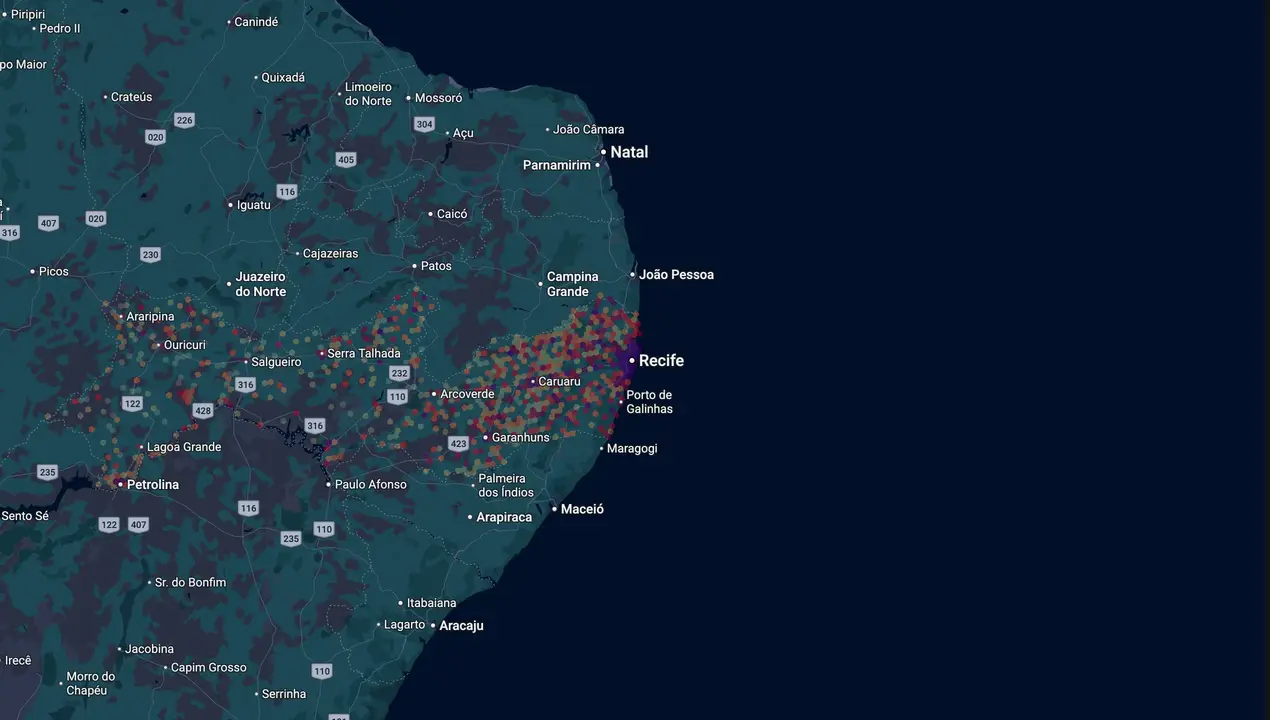 Mapa eleitoral de Coronel Alberto Feitosa