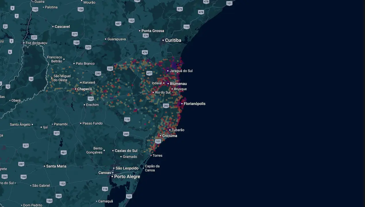 Mapa eleitoral de Coronel Armando