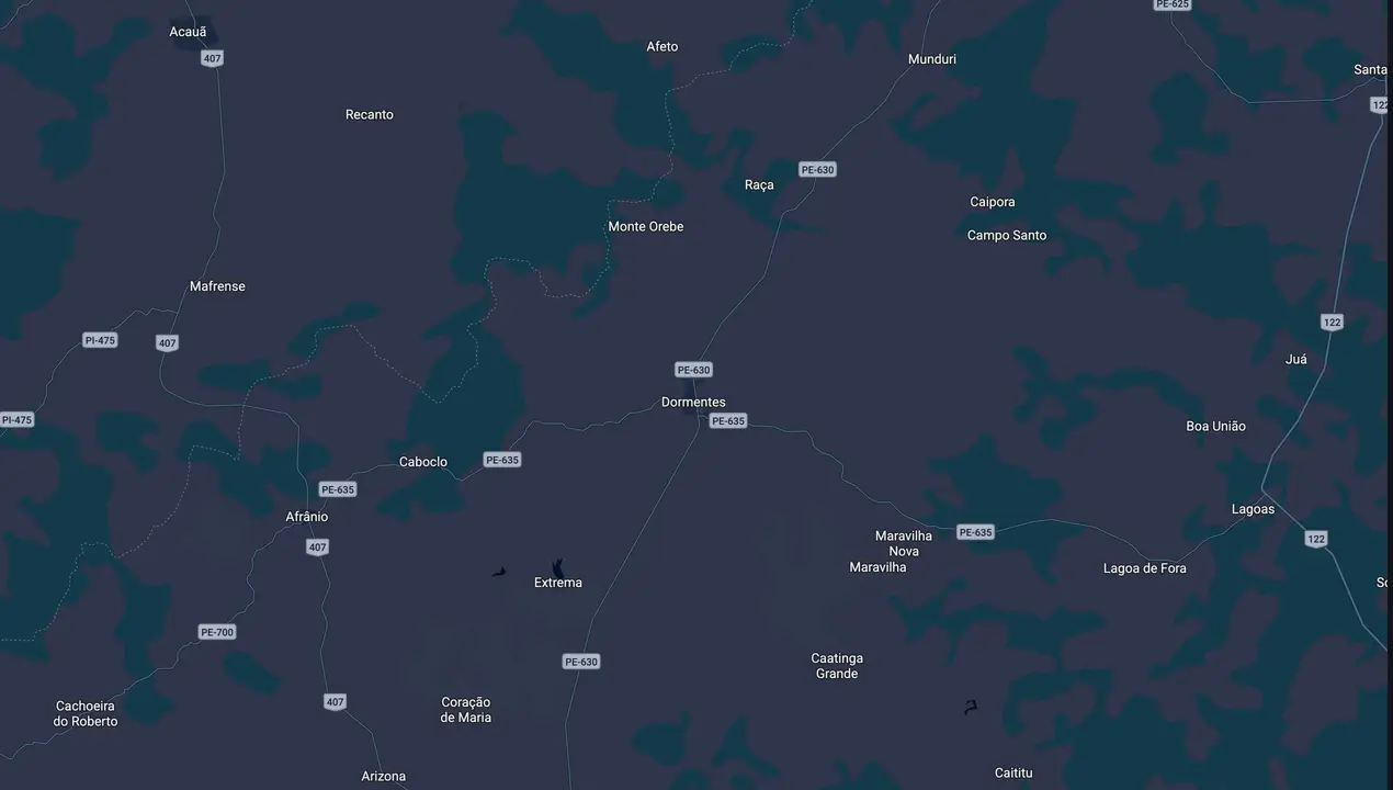 Mapa eleitoral de Corrinha de Geomarco