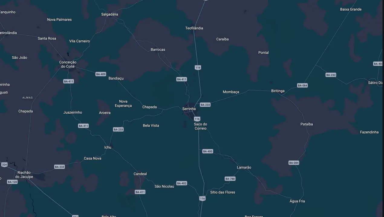 Mapa eleitoral de Cyro
