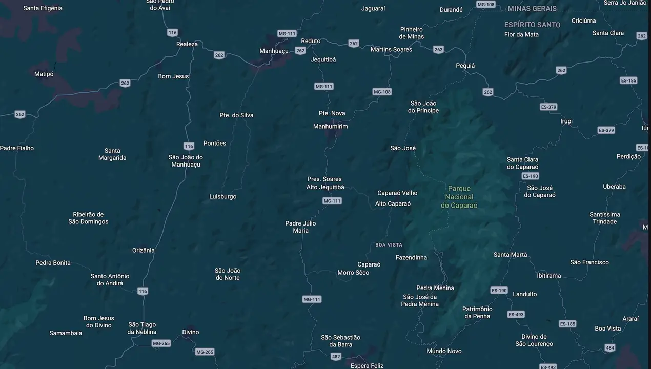 Mapa eleitoral de Daniel