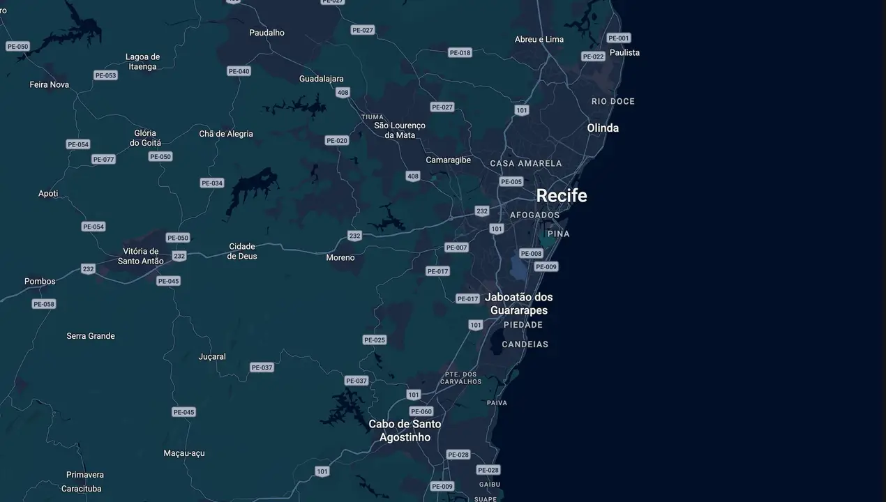 Mapa eleitoral de Daniel Alves