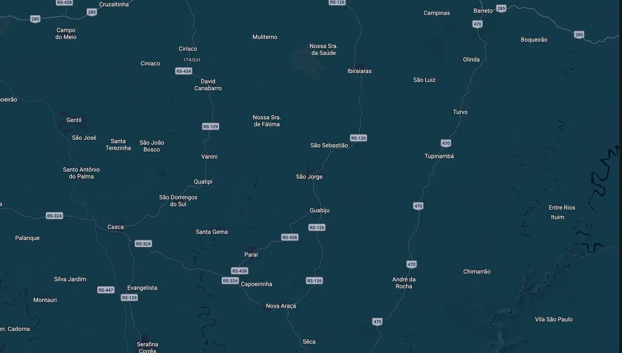 Mapa eleitoral de Danilo Salvalaggio