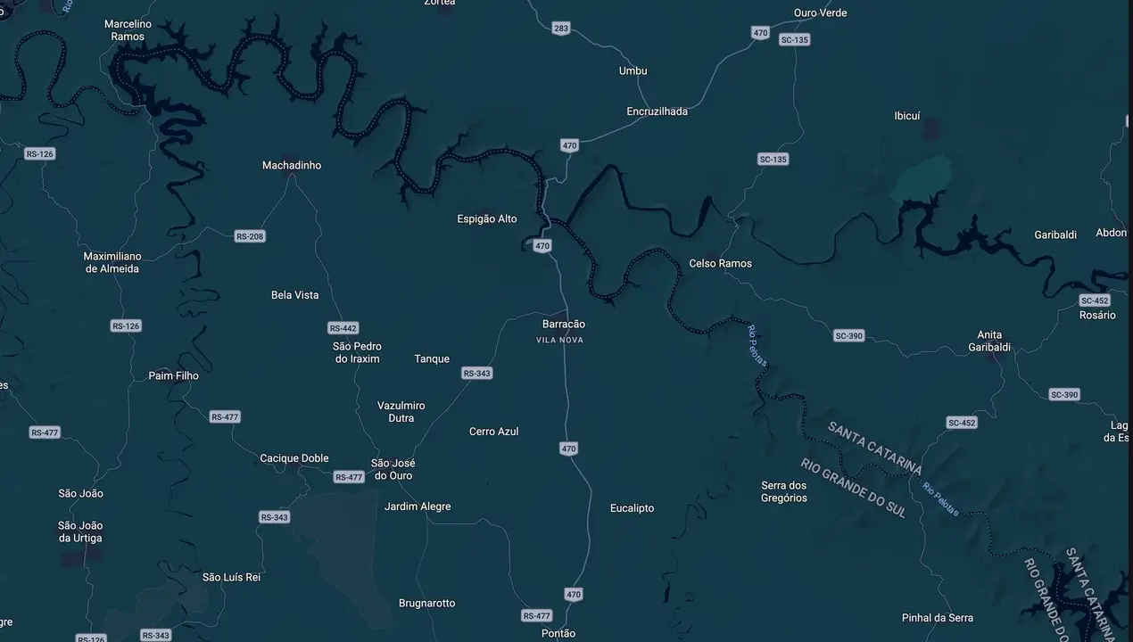 Mapa eleitoral de Da Silva