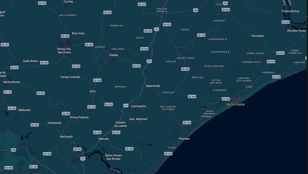 Mapa eleitoral de Decio de Lara