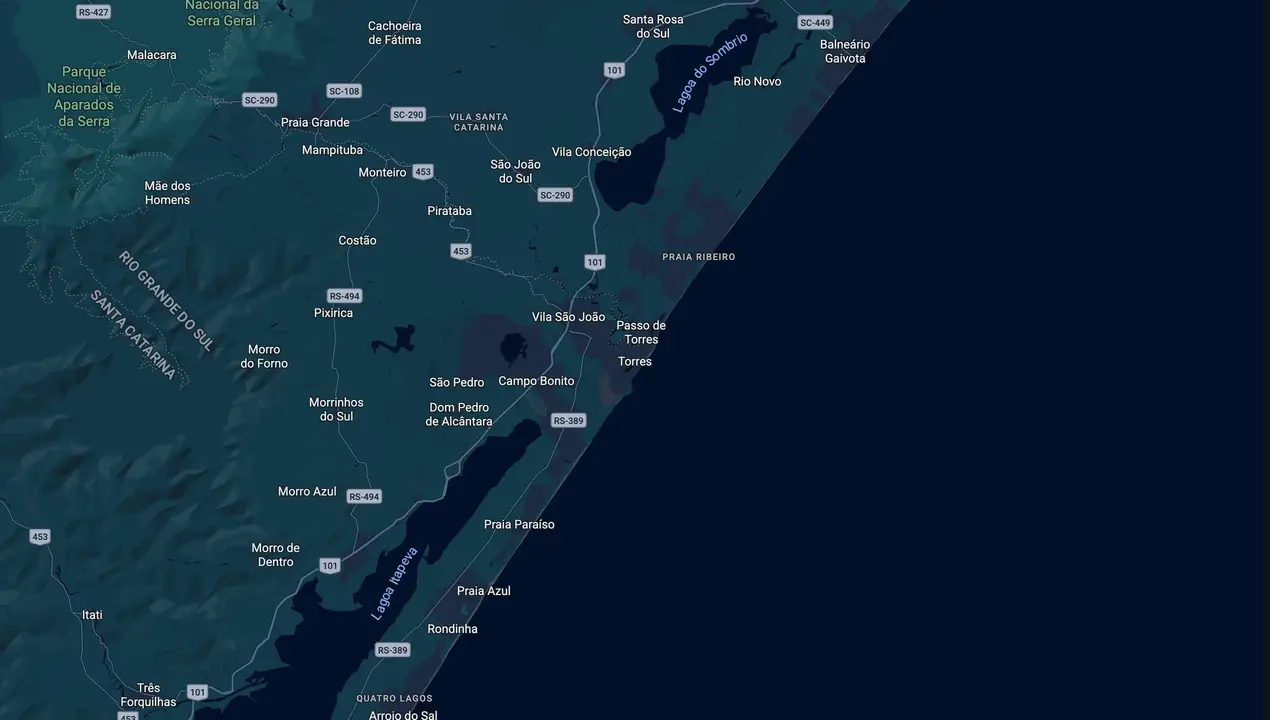 Mapa eleitoral de Delci Dimer
