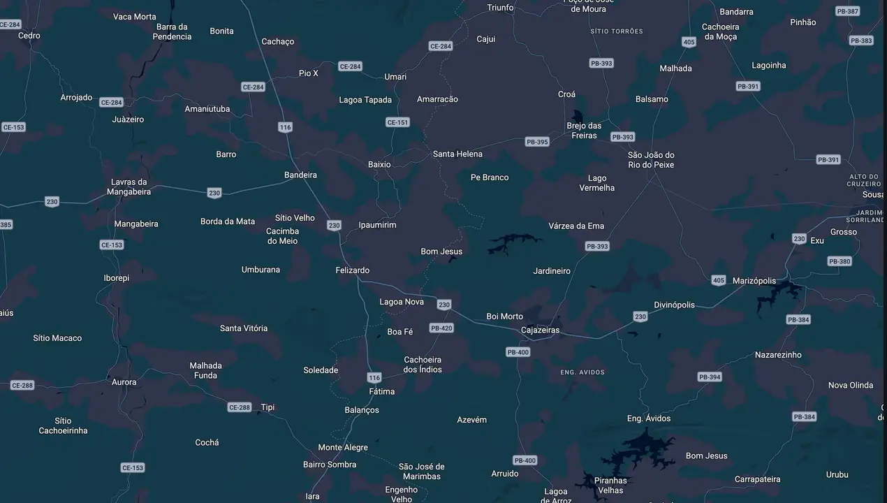 Mapa eleitoral de Denise Bayma