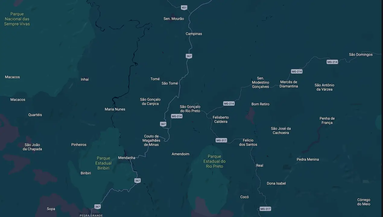 Mapa eleitoral de Di de Pedro de Célia