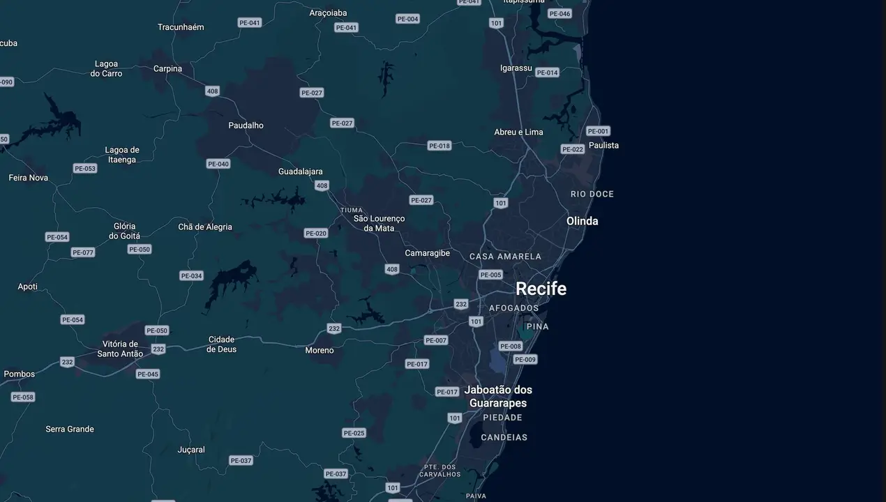 Mapa eleitoral de Diego Cabral