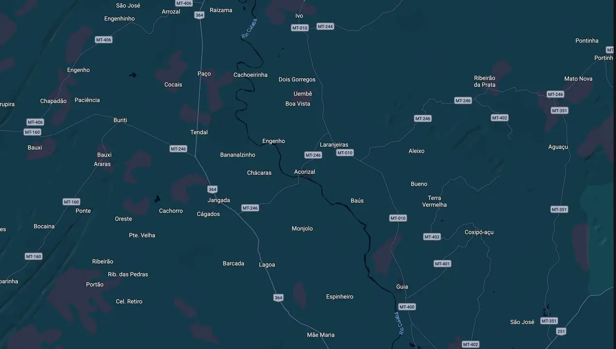 Mapa eleitoral de Diego Taques