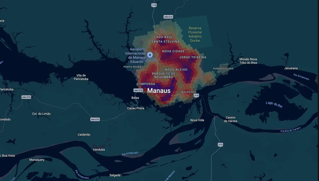 Mapa eleitoral de Dione Carvalho