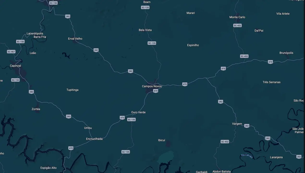 Mapa eleitoral de Dirceu Pé