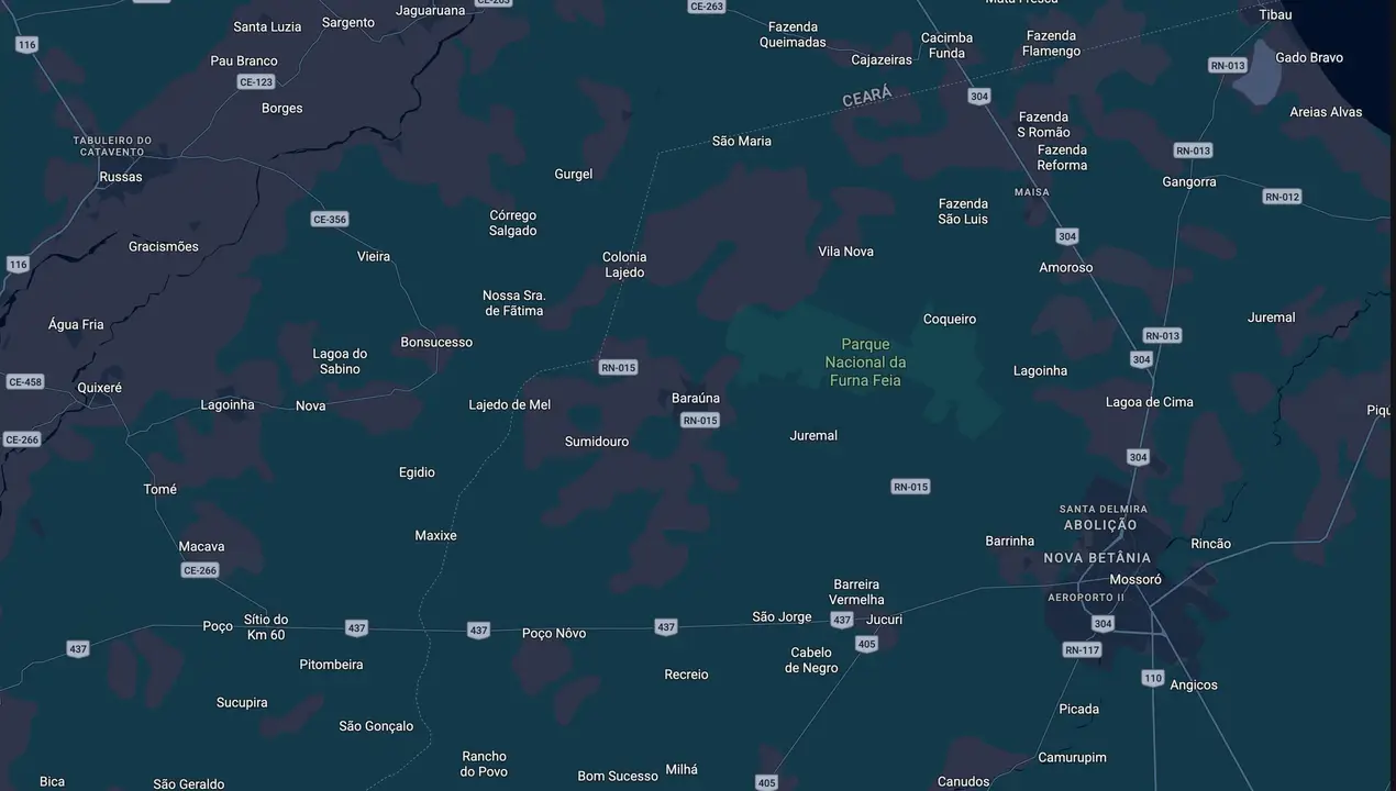 Mapa eleitoral de Divanize Oliveira