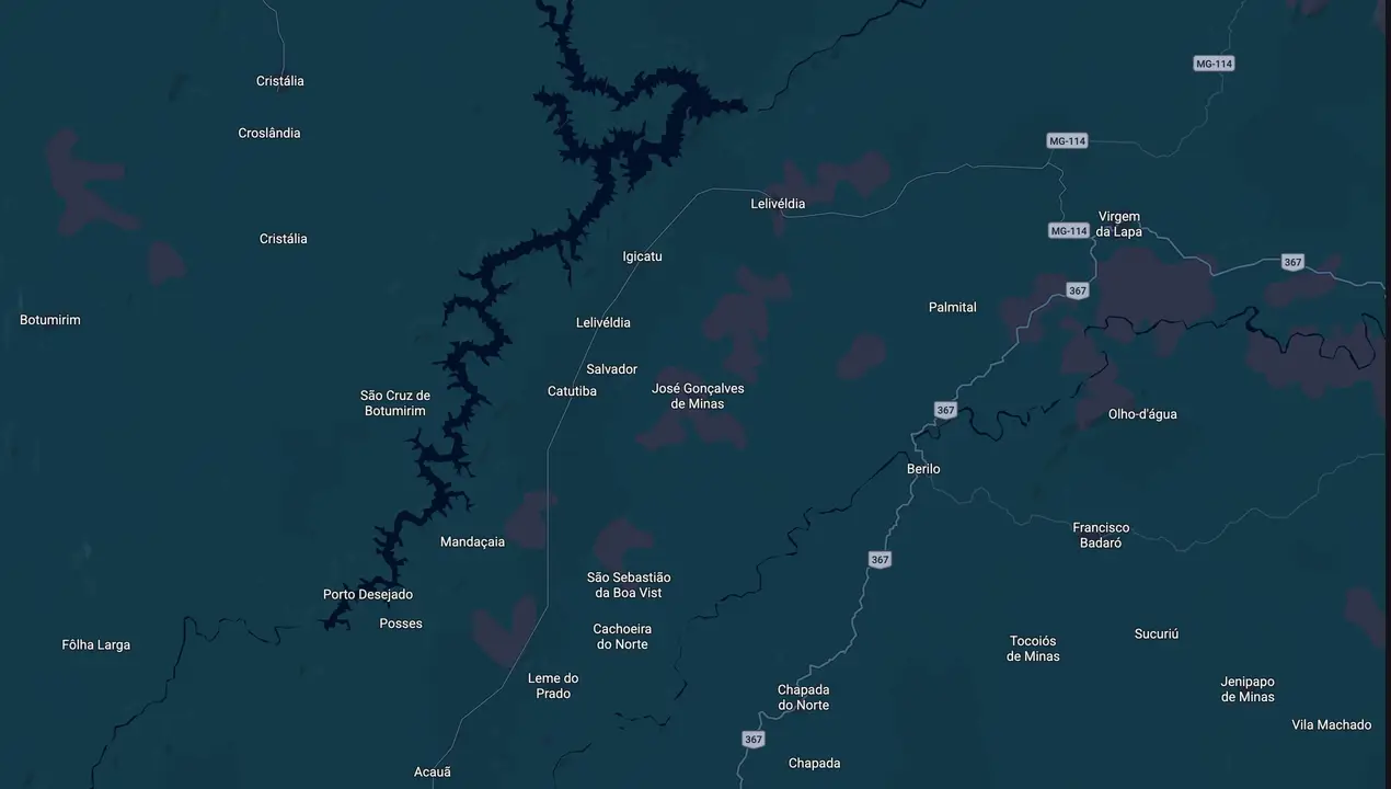 Mapa eleitoral de Dona Lia