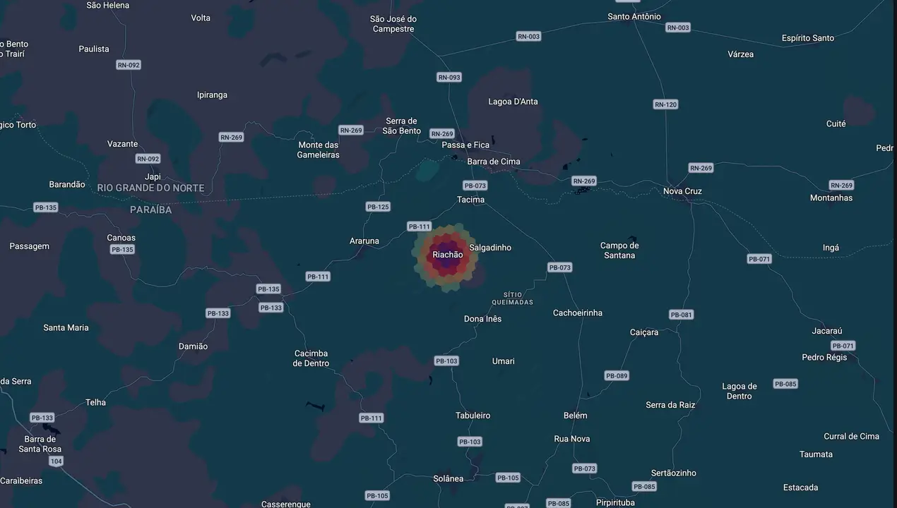 Mapa eleitoral de Donato