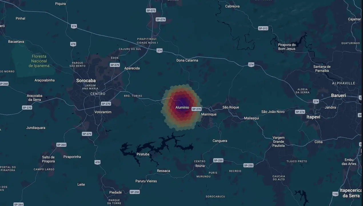 Mapa eleitoral de Dra Ana Paula