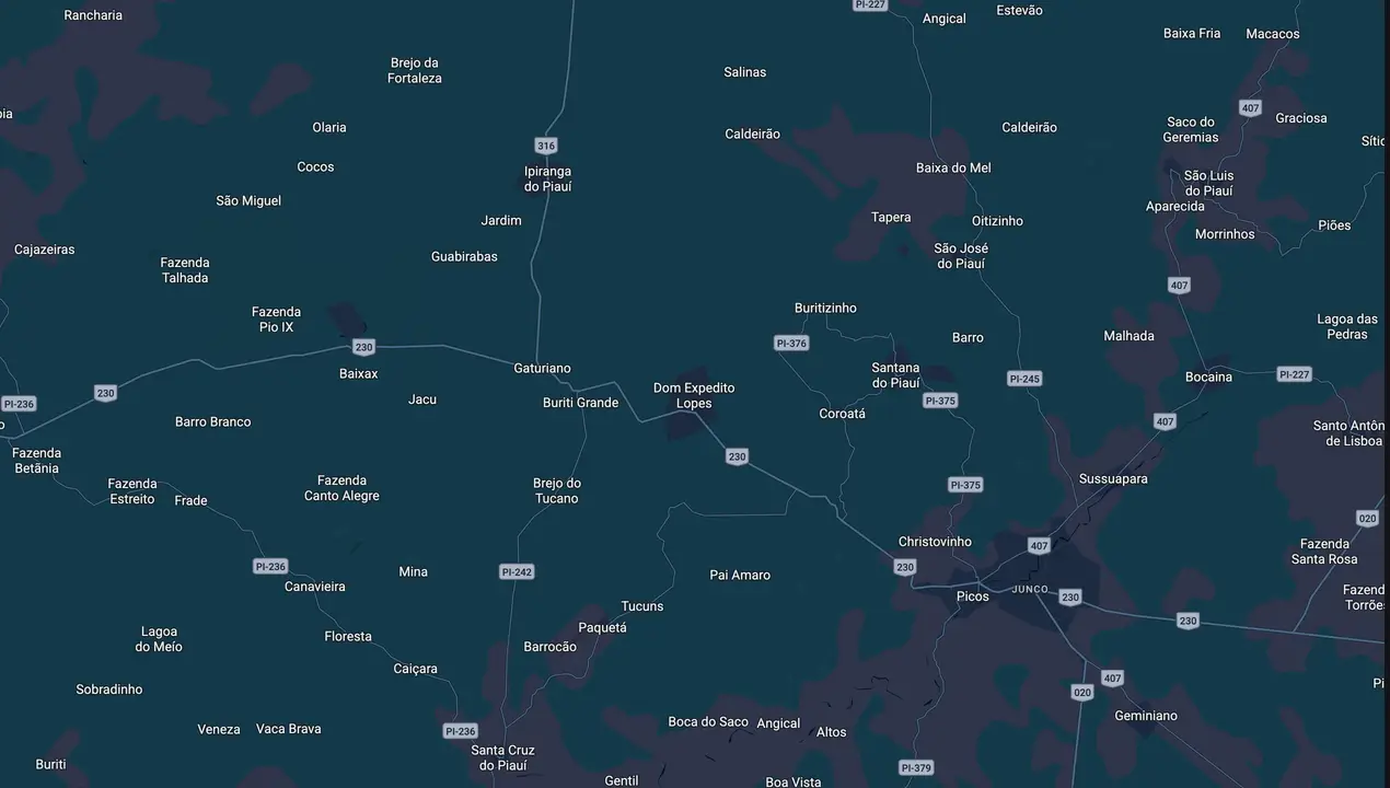 Mapa eleitoral de Dr Abimael Lima