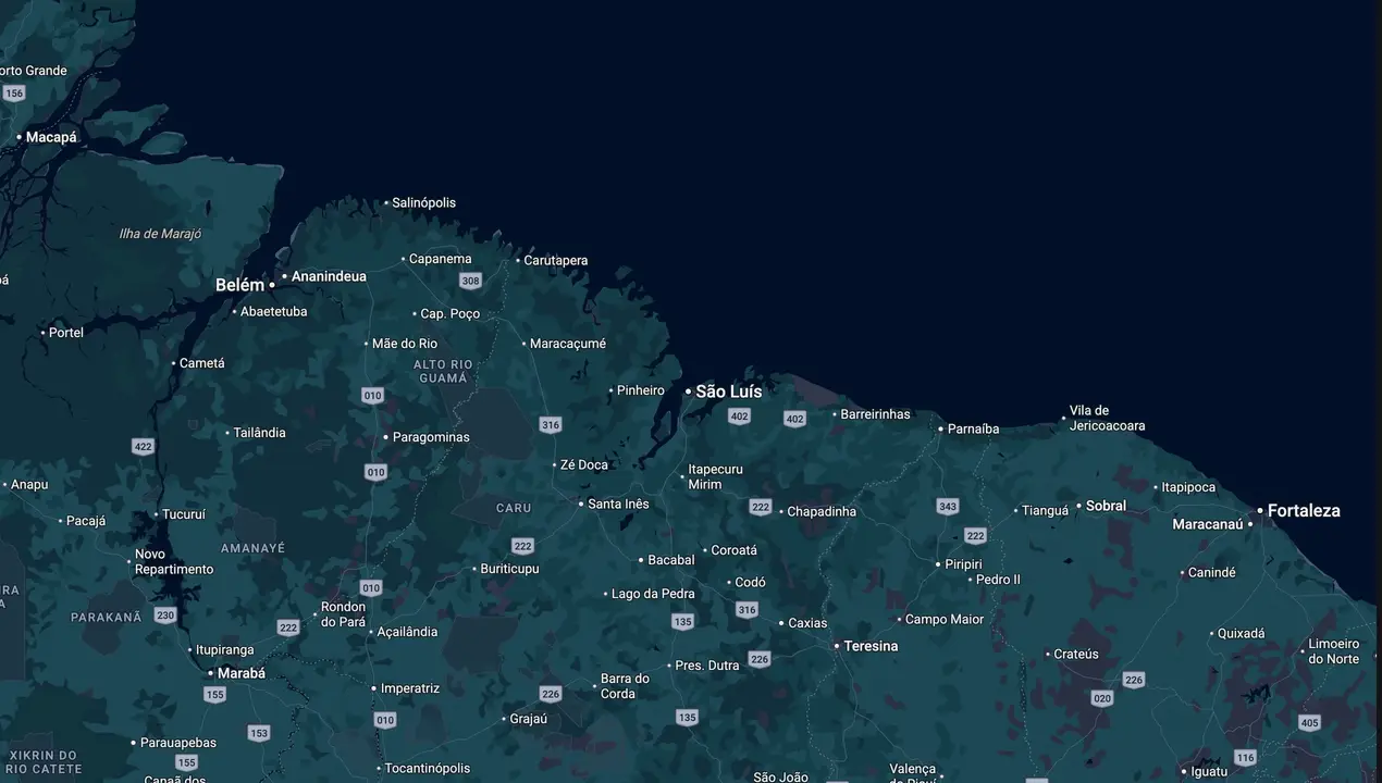 Mapa eleitoral de Dra. Cleide Coutinho