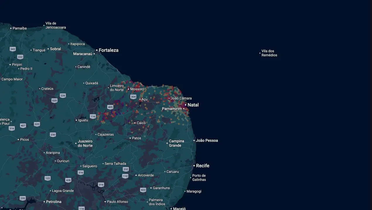 Mapa eleitoral de Dr Bernardo Amorim