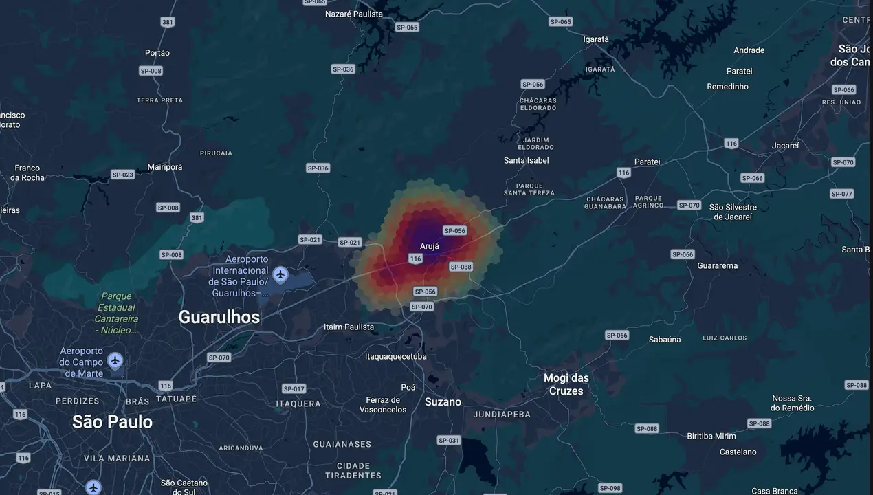 Mapa eleitoral de Dr. Camargo