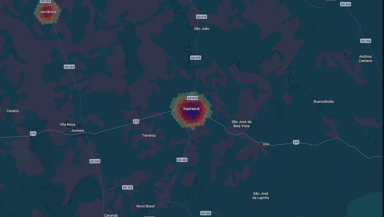 Mapa eleitoral de Dr. Cássio