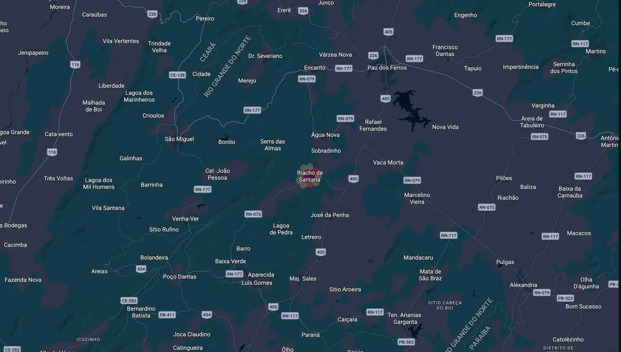 Mapa eleitoral de Dr Cássio