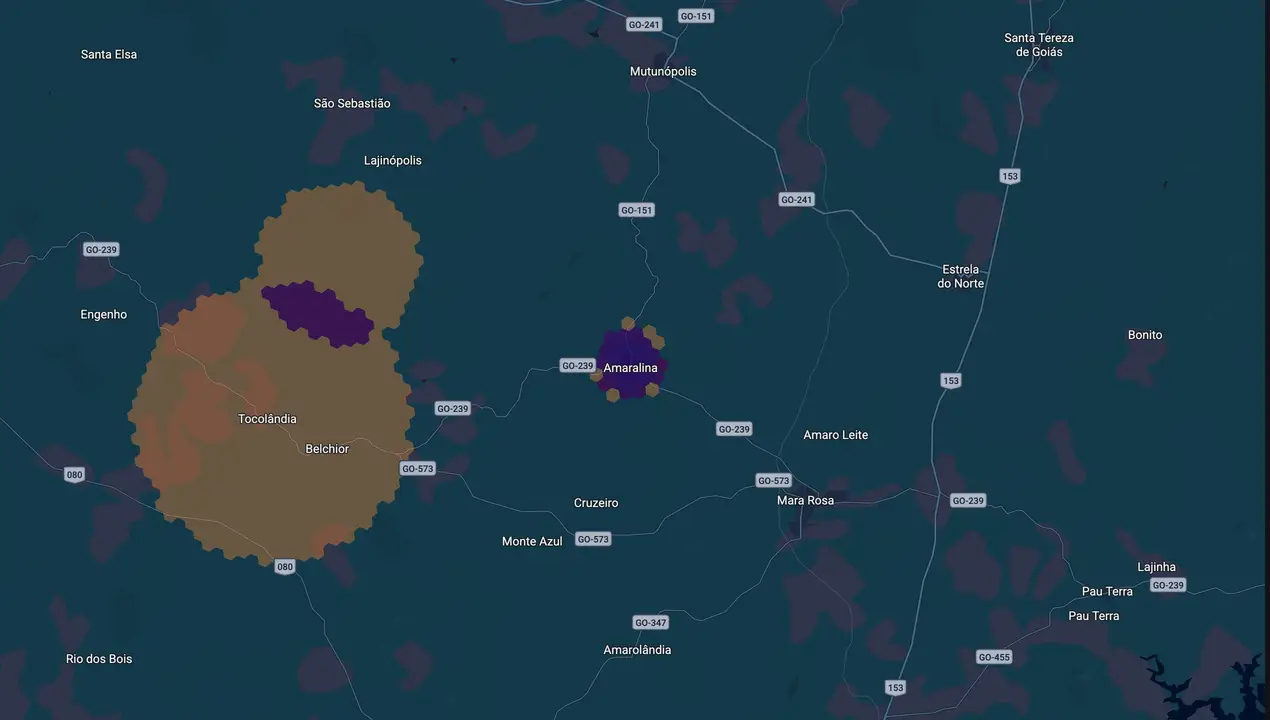 Mapa eleitoral de Dr Dásio