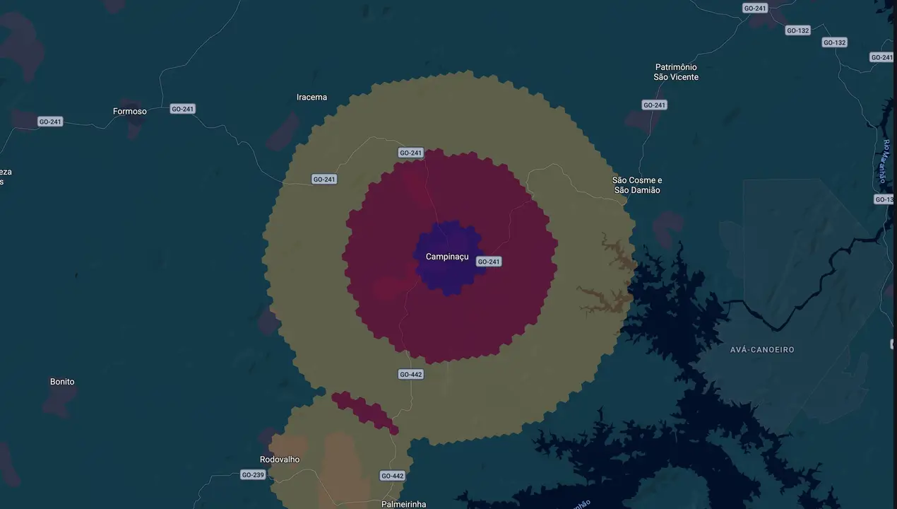 Mapa eleitoral de Dr. Douglas