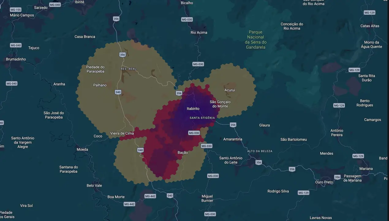 Mapa eleitoral de Dr. Elio da Mata