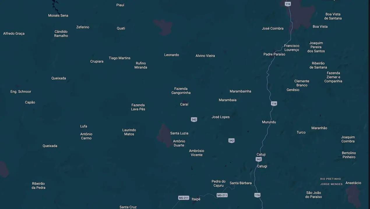 Mapa eleitoral de Dr Fabrício