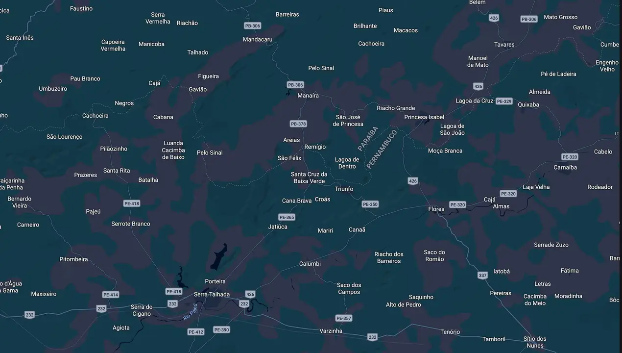 Mapa eleitoral de Dr. Ismael